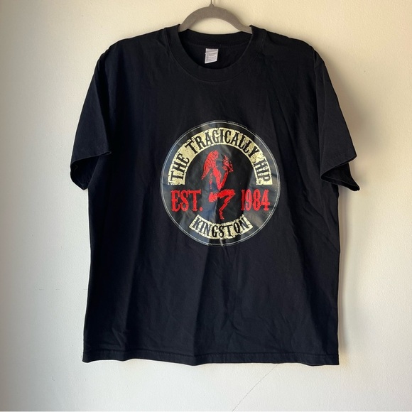 The Tragically Hip Band T-Shirt Kingston Est. 1984 Black Graphic Tee Size Large - Picture 1 of 8